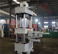 مكبس هيدروليكي بأربعة أعمدة مع وسادة هيدروليكية